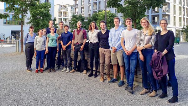 Photo of the outstanding young academics who were awarded an Excellence Fellowship from the Werner Siemens Foundation.