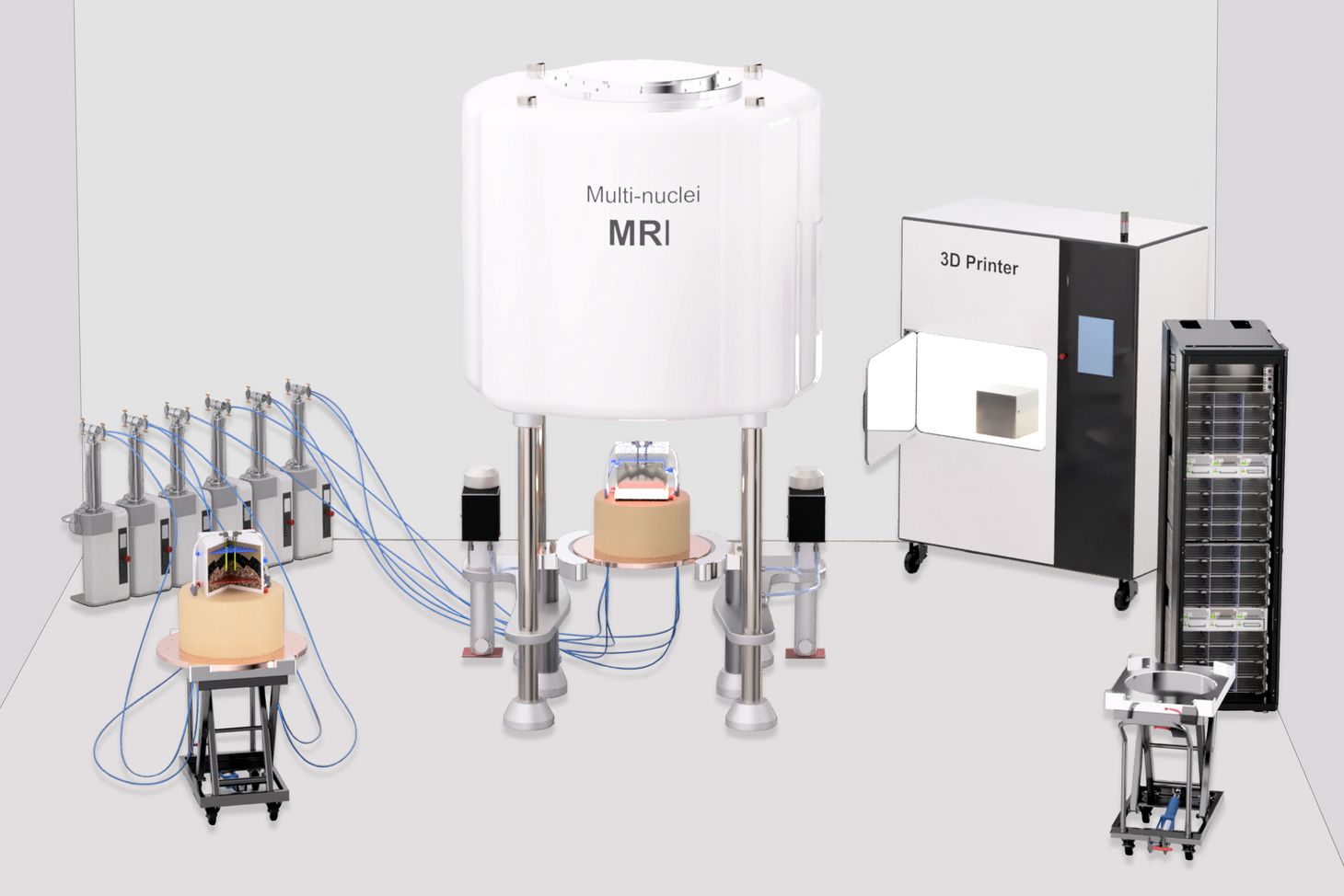 Eine Visualisierung des neu geplanten MRI-Labors