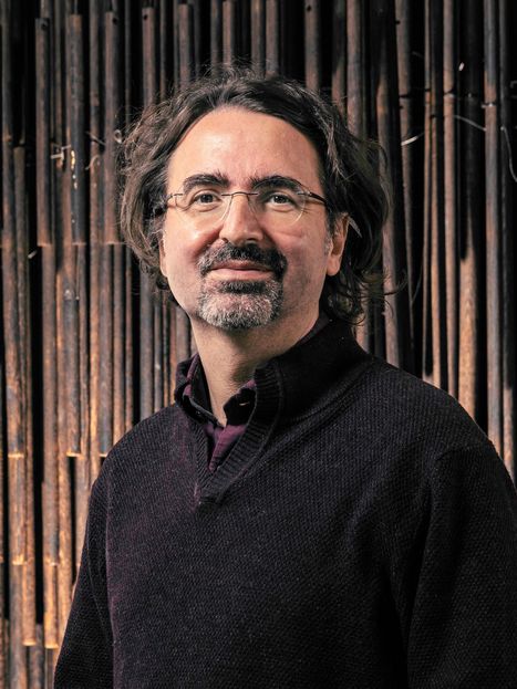 Project leader Francesco Stellacci on campus at the École polytechnique fédérale de Lausanne (EPFL)