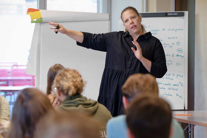 Gabriela Blatter during a presentation