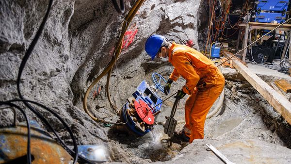 In the Bedretto Underground Lab.