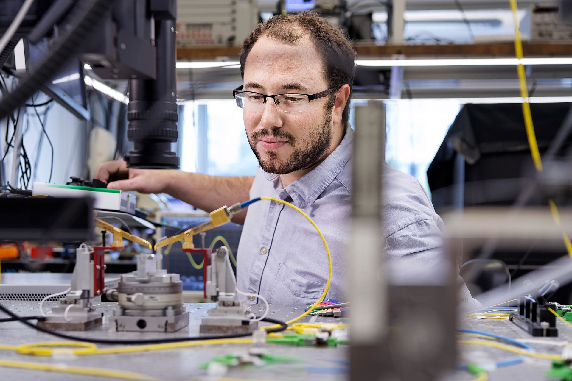 The single-atom optical switch is undergoing extensive testing.