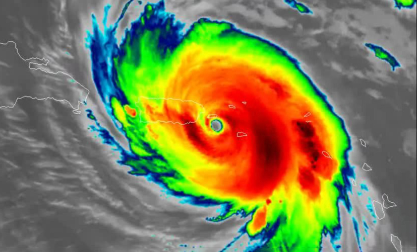 Satellitenbild des Wetterphänomen El Niño